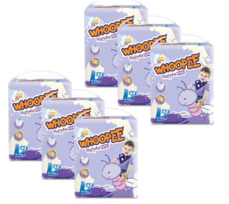 Nepia Oji Whoopee Pants L48 (6 Packs / Cartoon) - FOC Showa Baby Wipes 99.5% Water 80s x 3packs