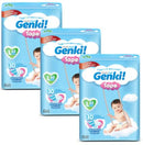 Nepia Genki Mega Pack Tape Diapers L62 (3 Packs / Cartoon) - FOC Showa Baby Wipes 99.5% Water 80s x 3packs