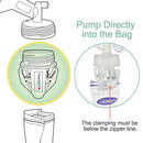 Maymom Widemouth Flange Adapter To Use With Milk Bag, 2pc