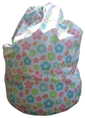 Moo Moo Kow Pail Liner / Laundry Bag - Mooky Flower