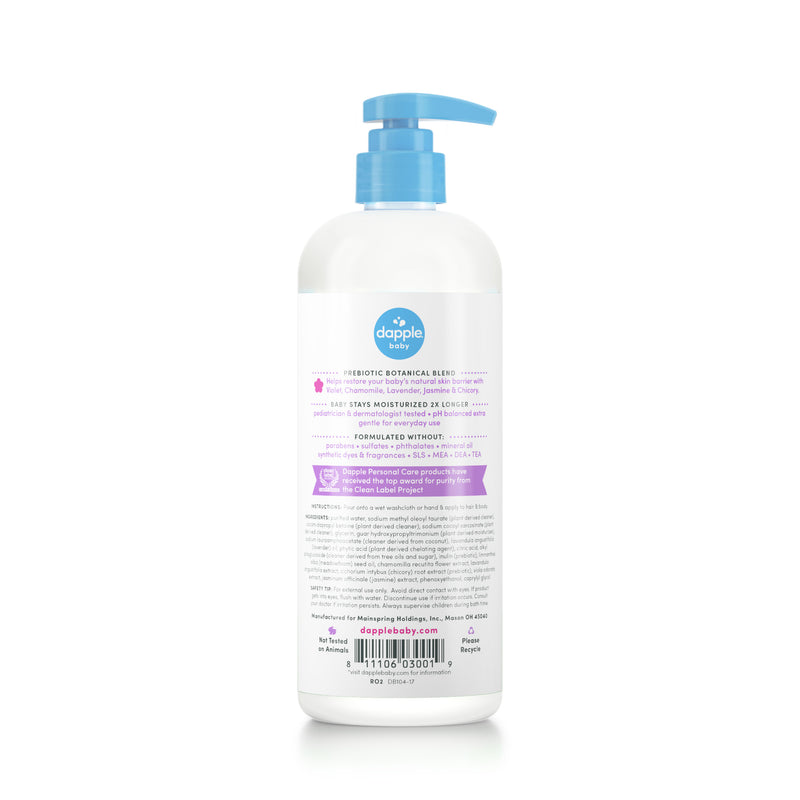 Dapple Shampoo & Body Wash (Lavender and Jasmine), 500ml