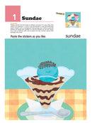 Kumon Let's Sticker & Paste! Food Fun! (2 Years Up)