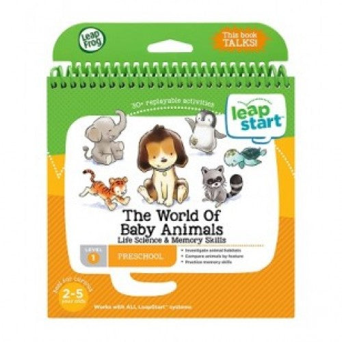 LeapFrog LeapStart Book - The World of Baby Animals with Life Science and Memory Skills