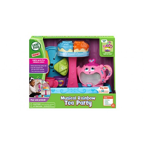 LeapFrog New Musical Rainbow Tea Party (With Cake Stand) (3 Months Local Warranty