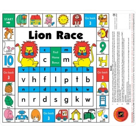 Learning Can Be Fun Desk Game - Lion Race