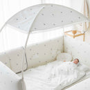 LOLBaby Cotton Embroidery Bumper Bed - Canopy ONLY