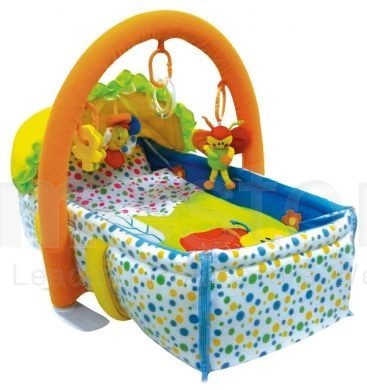 Lucky Baby Colorful Bug 2in1 Moses Basket W Toys Pillow And Blanket