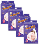 Nepia Oji Whoopee Tape Diapers M69 (4 Packs / Cartoon) - FOC Showa Baby Wipes 99.5% Water 80s x 3packs