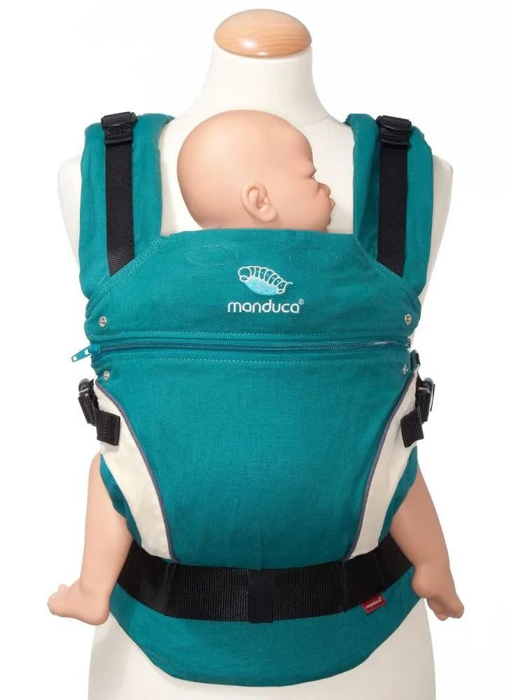 [3 Years Local Warranty] Manduca First HempCotton Baby Carrier - Ocean