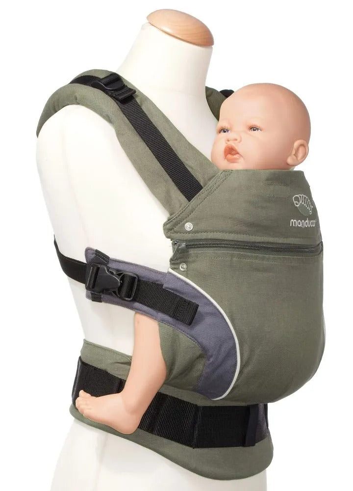 [3 Years Local Warranty] Manduca First HempCotton Baby Carrier - Olive