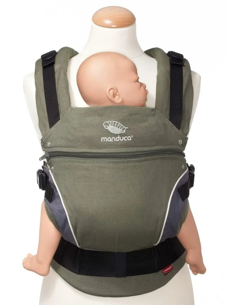 [3 Years Local Warranty] Manduca First HempCotton Baby Carrier - Olive