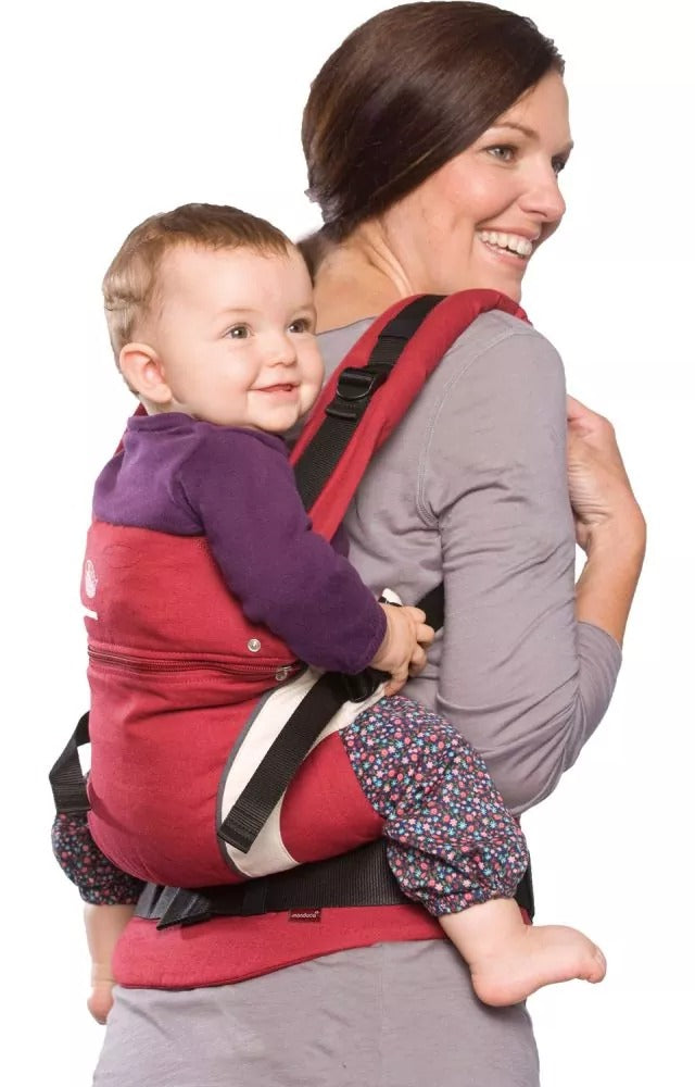 [3 Years Local Warranty] Manduca First HempCotton Baby Carrier - Red