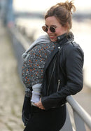 Manduca Sling Organic Cotton Baby Wrap - BellyButton SoftBlossom Dark