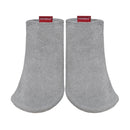 Manduca Organic Cotton Tulip Fumbee Teething Pads - Light Grey