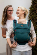 [3 Years Local Warranty] Manduca XT Organic Cotton Baby & Toddler Carrier - Denim Teal Toffee