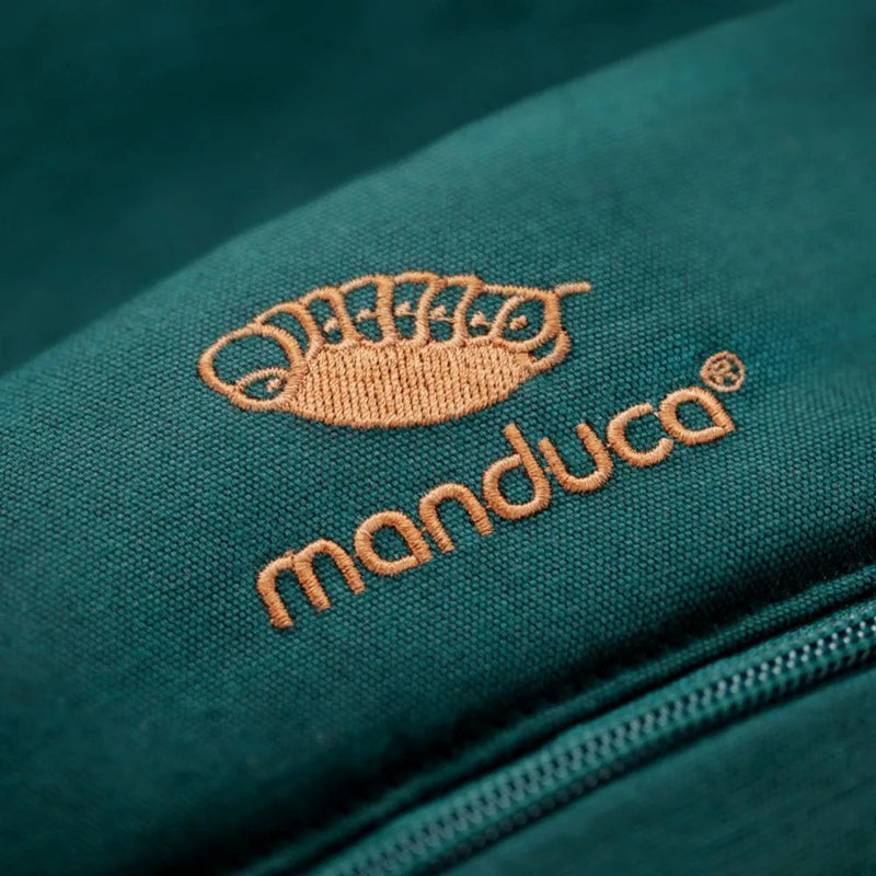 [3 Years Local Warranty] Manduca XT Organic Cotton Baby & Toddler Carrier - Denim Teal Toffee