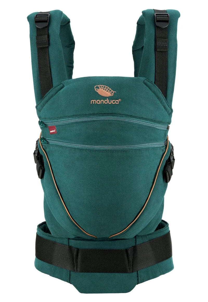 [3 Years Local Warranty] Manduca XT Organic Cotton Baby & Toddler Carrier - Denim Teal Toffee