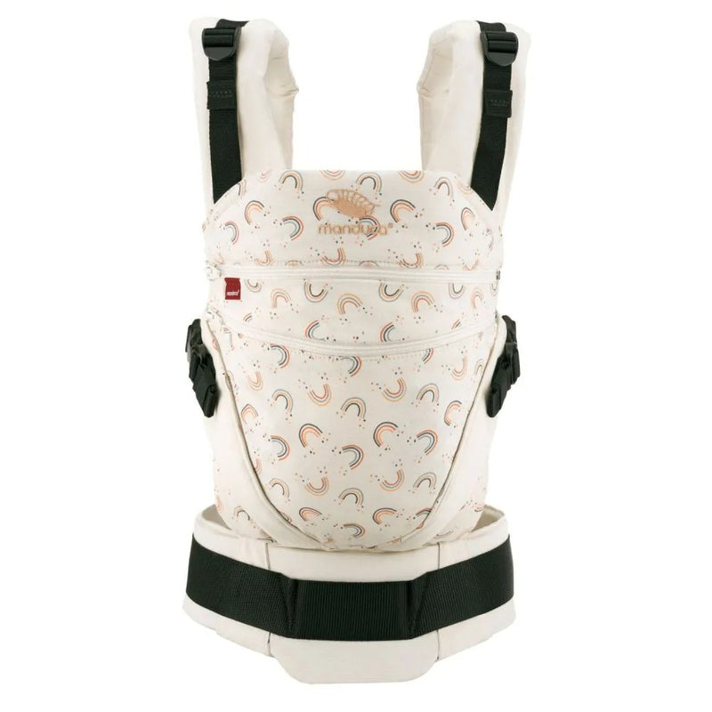 [3 Years Local Warranty] Manduca XT Organic Cotton Baby & Toddler Carrier Limited Edition Rainbow Day