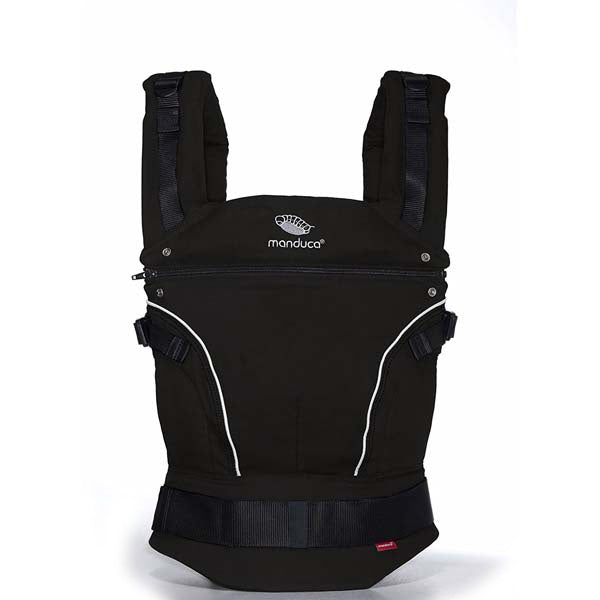 [3 Years Local Warranty] Manduca Pure Cotton Baby Carrier - Night Black