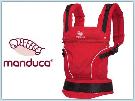 [3 Years Local Warranty] Manduca Pure Cotton Baby Carrier - Chili Red