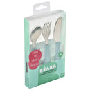 Beaba Stainless Steel Training Cutlery Knife / Fork / Spoon - Light Blue