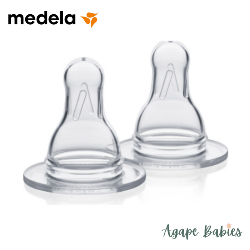 Medela Spare Teats - Slow Flow (Made in Switzerland)  - 2pcs per pack
