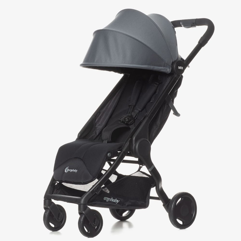 Ergobaby Metro Compact City Stroller - Grey - (Comes With ErgoPromise 10-Year Guarantee)