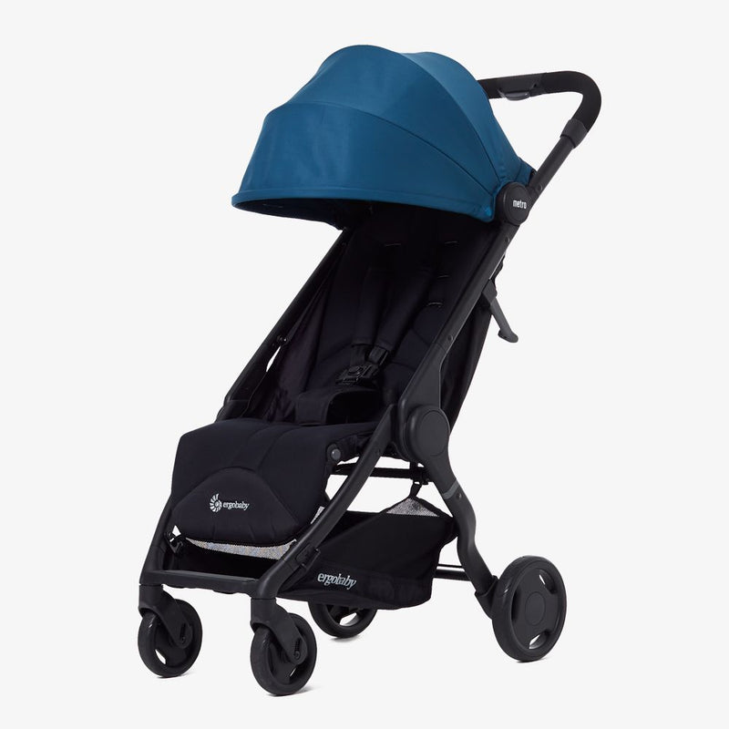 Ergobaby Metro Compact City Stroller - Marine Blue - (Comes With ErgoPromise 10-Year Guarantee)