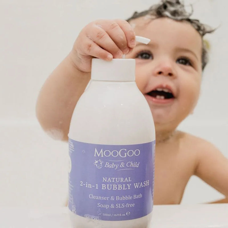 MooGoo 2-IN-1 Bubbly Wash 500ml Exp: 10/25