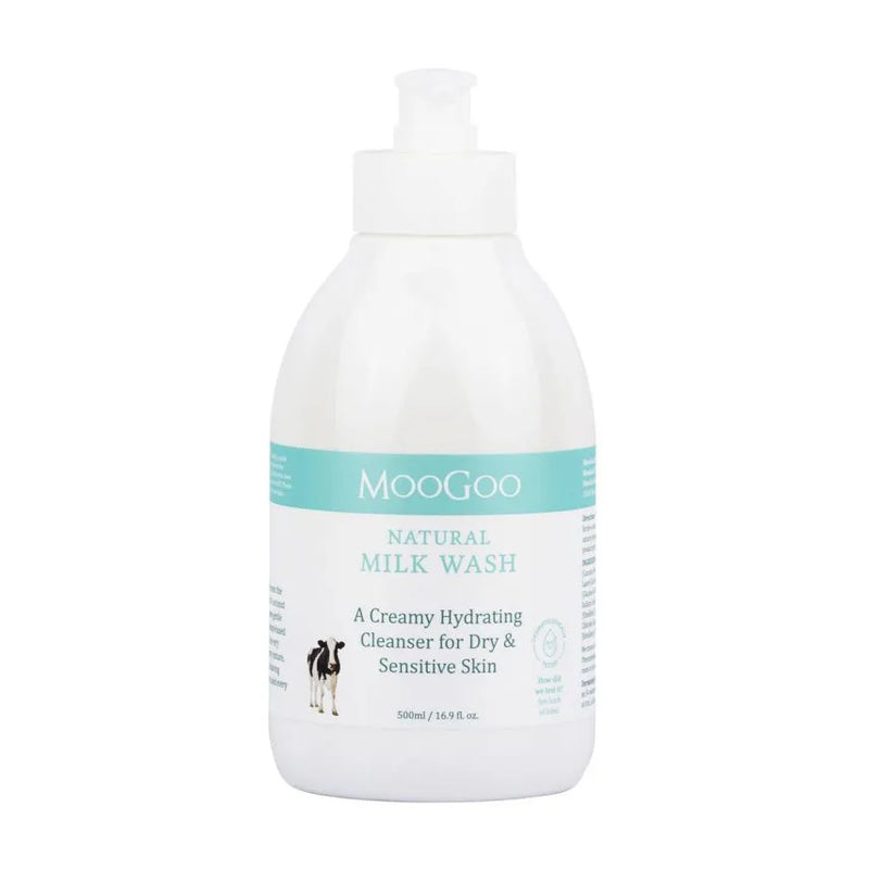 MooGoo Natural Milk Wash 500ml/16.9oz Exp: 05/25