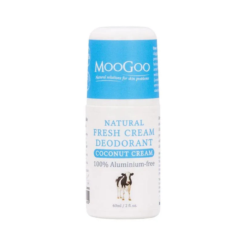 MooGoo Fresh Cream Deodorant 60g - Coconut Cream Exp: 01/26