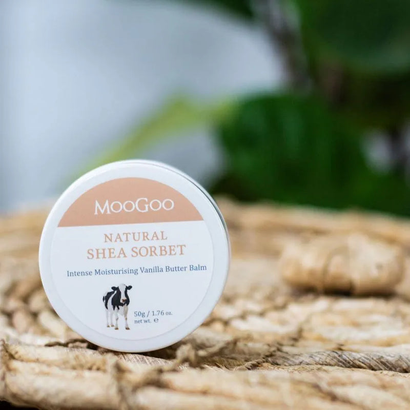 MooGoo Shea Sorbet Vanilla Butter Balm 50g Exp:
