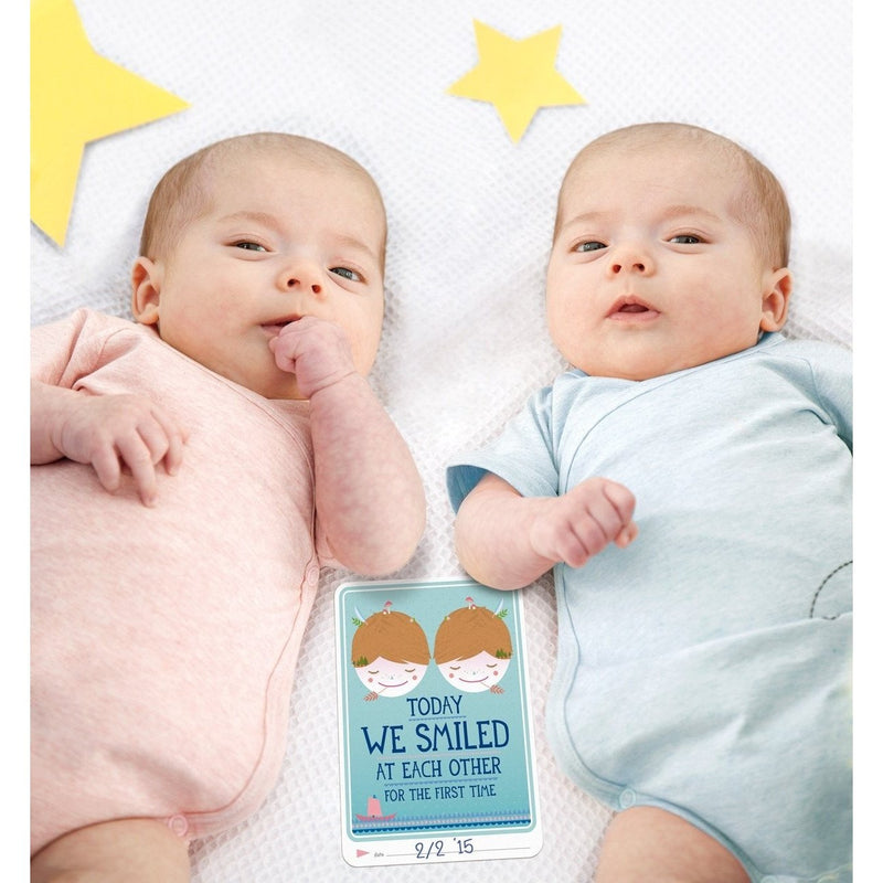 Milestone The Original Baby Cards - Twins
