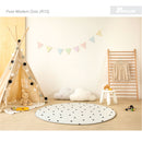 [1 Yr Local Warranty] Parklon Round Mat PURE Modern Dot (R12)  Size 1380 x 1380 x 12mm