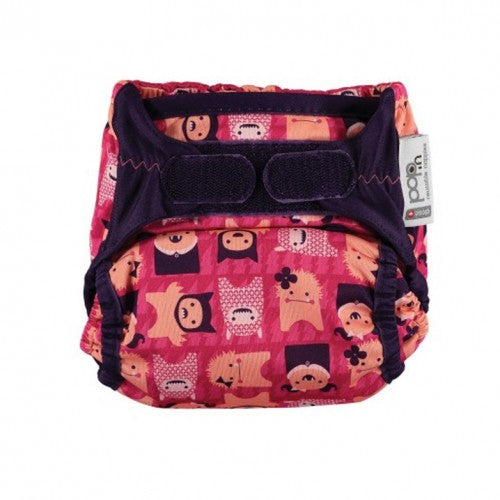 Close Parent Single Nappy Bamboo - Monster Edie
