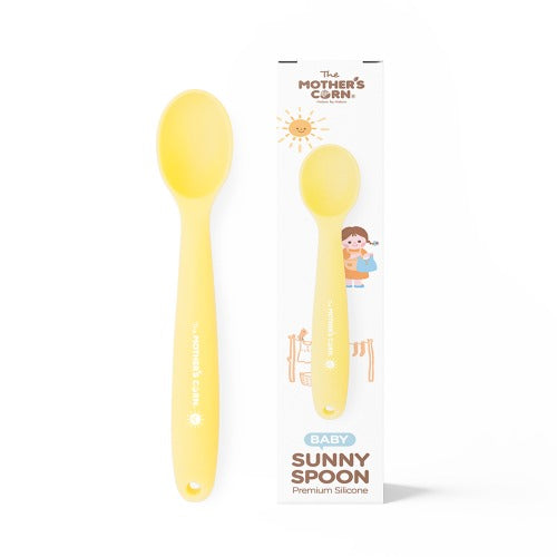 [2-Pack] Mother's Corn Sunny Silicone Spoon