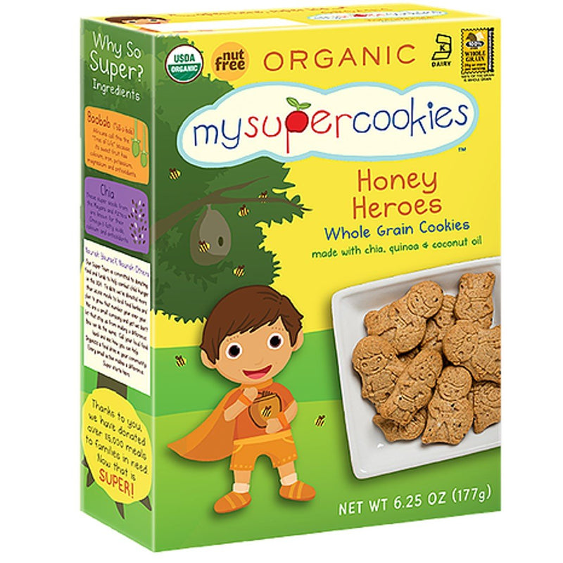 My Super Foods My Super Cookies - Honey Heroes 177g  Exp: 09/21