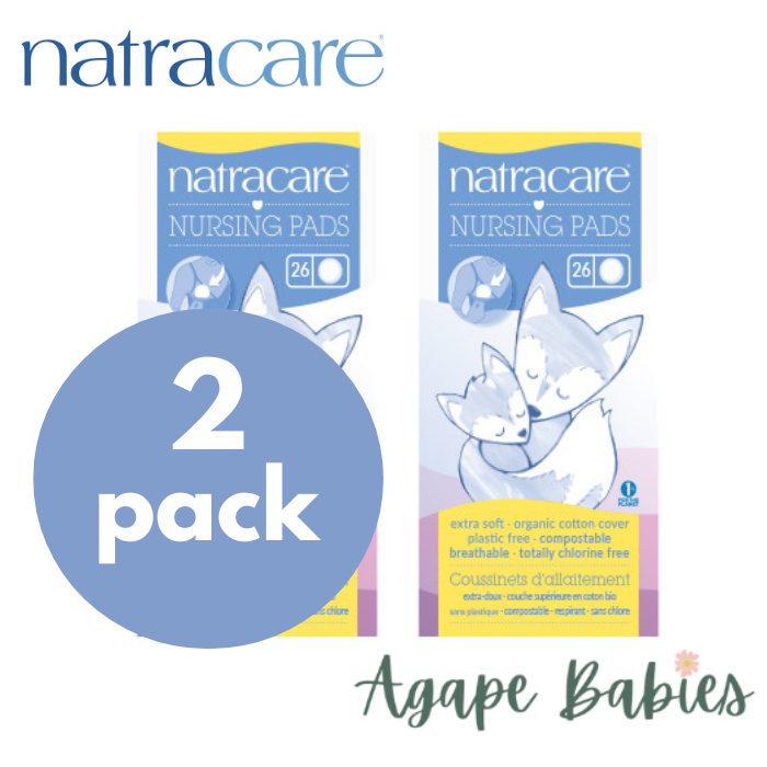 [Bundle Of 2] Natracare Natural Nursing Pads (26pcs x 2 = 52pcs)
