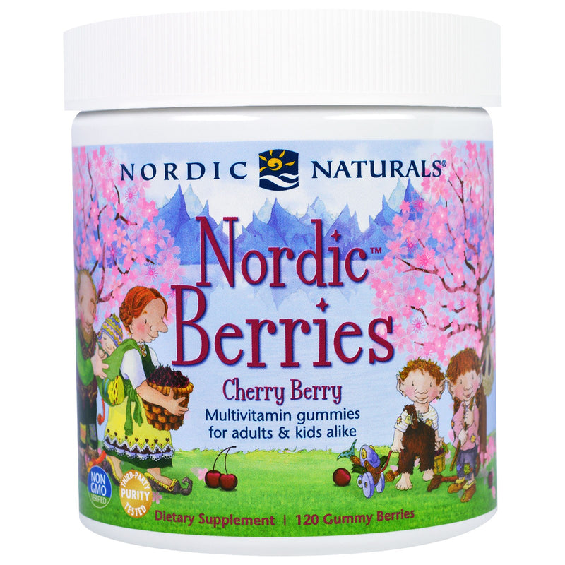 Nordic Naturals Nordic Berries Cherry Berry - 120 Gummy Berries
