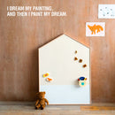 Noriterboard - Lillie Hus Board Two Tone in Natural Wood (M size) - Beige/Ivory + Free Gifts