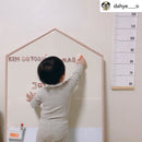 Noriterboard - Lillie Hus Board Two Tone in Natural Wood (M size) - Beige/Ivory + Free Gifts