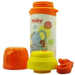 Nuby No-spill Clik-it Stainless Steel Insulated Store n’ Pour Bottle 360ml - 2 Designs