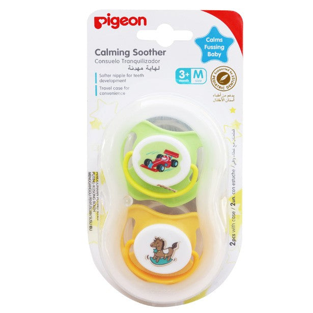 Pigeon Calming Soother 2Pcs Pack Boys (M Size) Blister