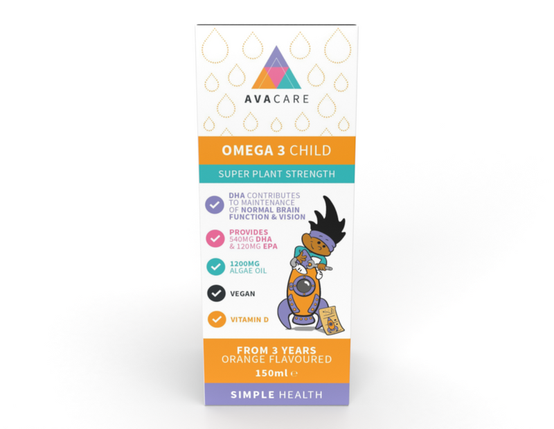 Avacare Omega 3 Vegan Child,150 ml