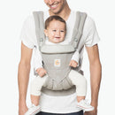 [1 year local warranty] ErgoBaby Omni 360 Baby Carrier - Pearl Grey