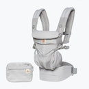 [1 year local warranty] Ergobaby Omni 360 Cool Air Mesh Baby Carrier - Pearl Grey