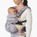 [10 year local warranty] Ergobaby Omni 360 Cool Air Mesh Baby Carrier - Lilac Grey