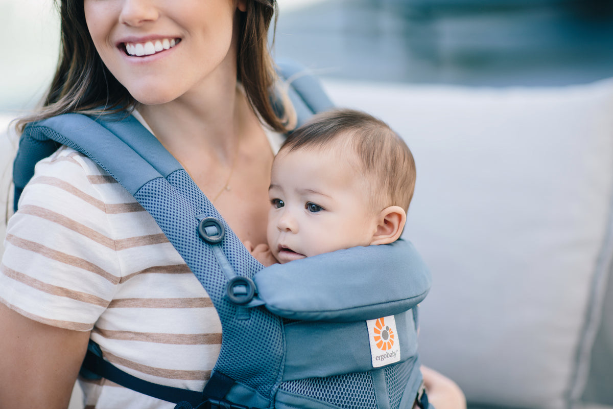 ergobaby carrier singapore ErgoBaby Omni 360 Cool Air Mesh - Oxford Blue