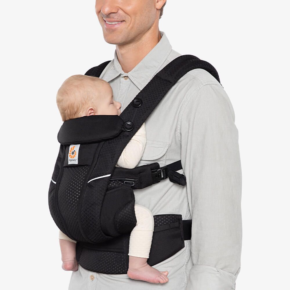 Ergobaby Omni Breeze Baby Carrier Onyx Black | Agape Babies Singapore