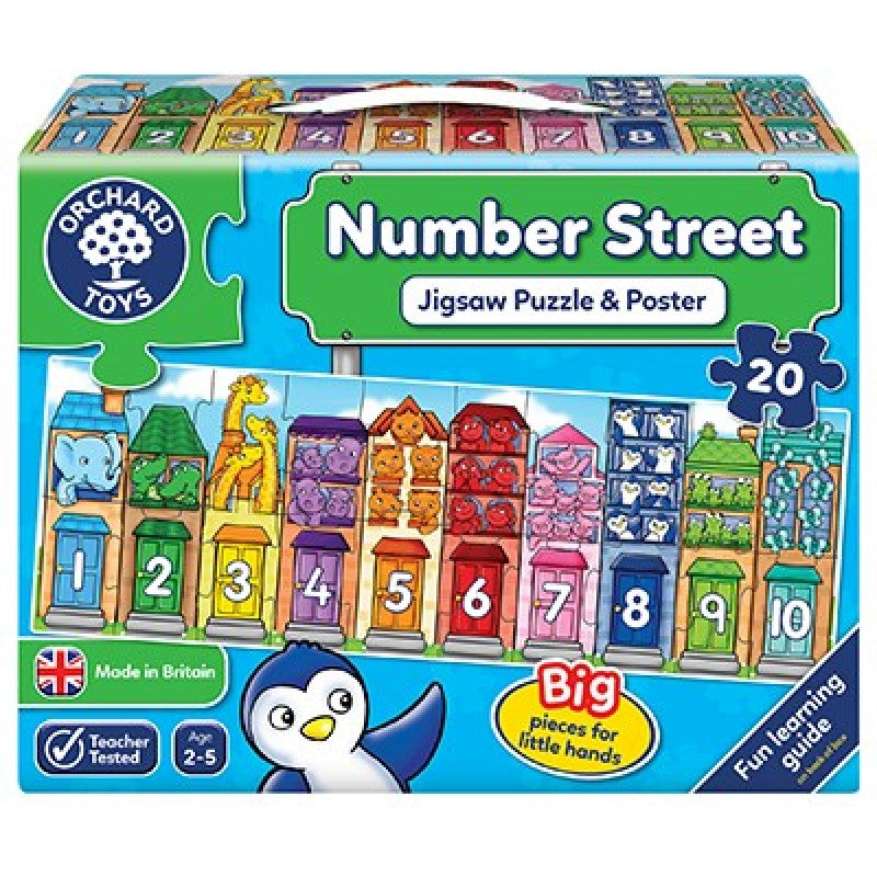 Orchard Toys Game - Number street jigsaw